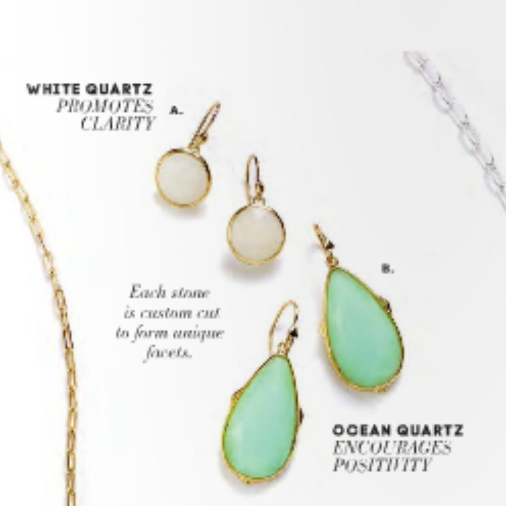 Stella & Dot | Retired Isla White Delicate Drop Dangle Earrings - Picture 7 of 10